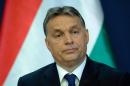 Hungarian Prime Minister Viktor Orban attends a press conference in Budapest on February 10, 2015