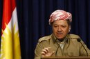 Massud Barzani is the leader of Iraq's autonomous Kurdish region
