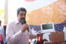 Venezuela's President Nicolas Maduro speaks during an inauguration of a new school in La Guaira