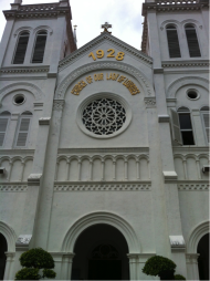 The Church of Our Lady of Lourdes is a Gothic-style Catholic church established in 1928 in Klang