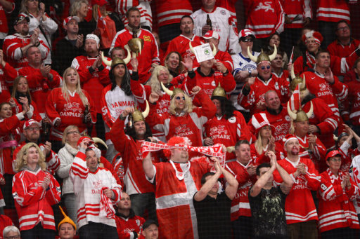 Denmark's Fans AFP/Getty Images
