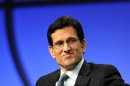 U.S. House Majority Leader Cantor takes part in a panel discussion titled "The Awesome Responsibility of Leadership" at the Milken Institute Global Conference in Beverly Hills, California