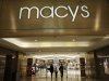 FILE - In this Feb. 20, 2011 file photo, shoppers leave a Macy's store in Dallas. Macy's Inc. is expected to report quarterly financial results Wednesday, May 15, 2013. (AP Photo/LM Otero, File)
