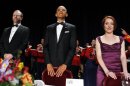 U.S. President Barack Obama attends the White House Correspondents Association annual dinner in Washington