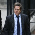 British actor Hugh Grant arrives to give evidence at the the Leveson inquiry in London, Monday, Nov. 21, 2011. The Leveson inquiry is Britain's media ethics probe that was set up in the wake of the scandal over phone hacking at Rupert Murdoch's News of the World, which was shut in July after it became clear that the tabloid had systematically broken the law. (AP Photo/Alastair Grant)