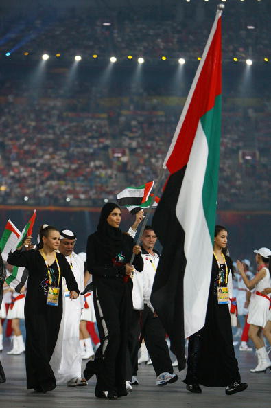 حظت صورة الشيخة ميثاء آل مكتوم وهي ترفع علم بلادها في افتتاح أوليمبياد بكين عام 2008 باهتمام بالغ من وسائل الإعلام العالمية لتعبيرها عن المرأة الخليجية.