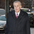 FILE - In this Nov. 30, 2012, file photo, former NFL commissioner Paul Tagliabue arrives at an attorney's office in Washington for a hearing on the bounty system of the New Orleans Saints NFL football team. Tagliabue, who was appointed to handle a second round of player appeals to the league, has informed all parties he planned to rule by Tuesday, Dec. 11_giving four players a ruling on whether their initial suspensions are upheld, reduced or thrown out. (AP Photo/Cliff Owen, File)
