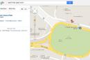 A screenshot made on January 10, 2014 from the Google Maps website shows an online map of Berlin with Theodor Heuss-Plazt Square resulting from a search of its Nazi-era name "Adolf Hitler"