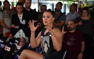 Ronda Rousey has rapidly emerged as one of the biggest names in combat sports. (AFP)