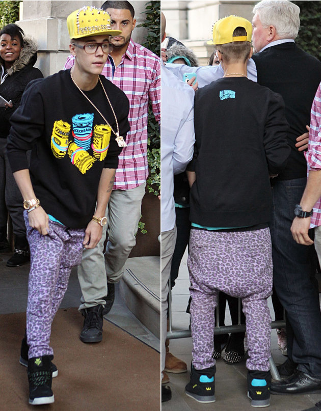 Justin Bieber Makes An Interesting Fashion Statement