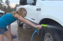 Family washing cars to help pay loved one's funeral expenses