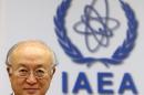 IAEA Director General Amano arrives for a board of governors meeting at the IAEA headquarters in Vienna