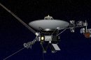 This artist rendering released by NASA shows NASA's Voyager 1 spacecraft in space. The space agency announced Thursday, Sept. 12, 2013 that Voyager 1 has become the first spacecraft to enter interstellar space, or the space between stars, more than three decades after launching from Earth. (AP Photo/NASA)