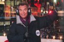 FILE - In this undated file photo released by ABC, Dick Clark hosts the New Year's eve special from New York's Times Square. Clark, the television host who helped bring rock `n' roll into the mainstream on 