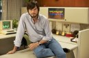 Ashton Kutcher said scepticism spurred him on in his role as Steve Jobs