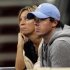Golfer McIlroy watches from the stands the WTA Tournament of Champions final match between Wozniacki of Denmark and Petrova of Russia in Sofia