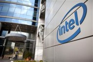 An Intel logo is seen at the company's offices in Petah Tikva, near Tel Aviv October 24, 2011. REUTERS/Nir Elias