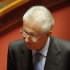 Italian Sen. Mario Monti attends the beginning of a voting session on economic reform measures demanded by the European Union, that should pave the way for Premier Silvio Berlusconi to leave office in a matter of days, at the Senate in Rome, Friday, Nov. 11, 2011. The prospect of a transitional government headed by respected non-partisan economist Mario Monti calmed markets for a second day, with Italy's 10-year borrowing rate down a further 0.21 percentage point to 6.59 percent. Shares were buoyant too, with the Milan stock index was up 1.7 percent in early trading at 15,477. (AP Photo/Mauro Scrobogna, Lapresse)  ITALY OUT