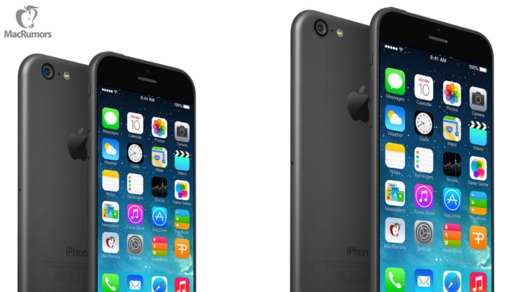 iPhone 6 sized up against iPhone 5s and iPad mini in new renders