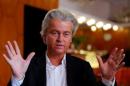 Dutch far-right Party for Freedom leader Wilders answers questions during a Reuters interview in Budapest