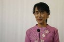 Myanmar opposition leader Aung San Suu Kyi will visit Thailand, Switzerland, Britain and Norway