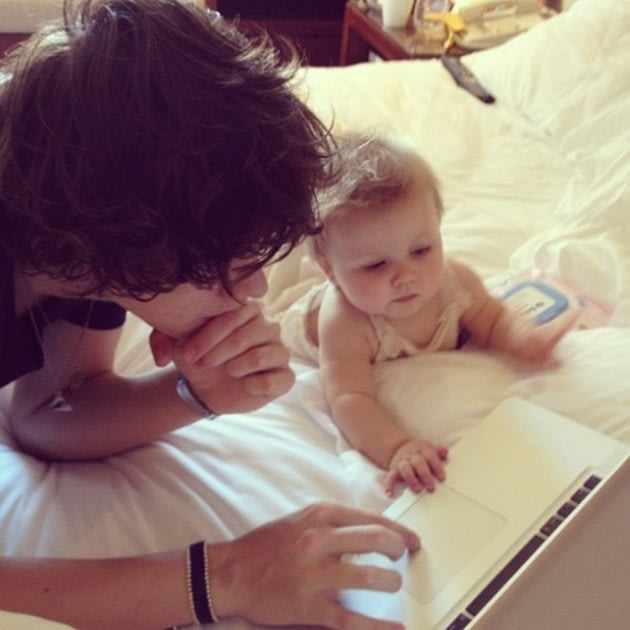 Harry and baby Lux TwitterHarry Styles said that the One Direction camp 