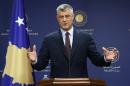 Kosovo's Foreign Minister Hashim Thaci told AFP he received "a death threat against me and my family," allegedly signed by IS chief Abu Bakr al-Baghdadi