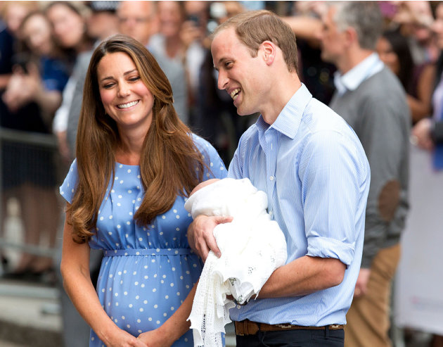 The Royal Baby Makes His Big Debut