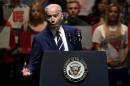 U.S. Vice President Joe Biden speaks during an event to bring awareness to sexual assault on college campuses in Las Vegas