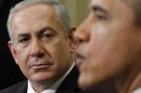 Israeli Prime Minister Benjamin Netanyahu listens as President Barack Obama speaks during their meeting, Monday, March, 5, 2012, in the Oval Office of the White House in Washington. (AP Photo/Pablo Martinez Monsivais)