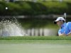 Spain's Garcia hits from a bunker to the 17th green during second round play in the Arnold Palmer Invitational PGA golf tournament in Orlando