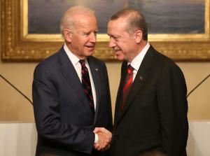U.S. Vice President Joe Biden, left, and Turkish President &hellip;