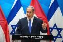 Israel's Prime Minister Benjamin Netanyahu speaks during a press conference with Dutch Foreign Minister Bert Koenders at the Prime Minister's office in Jerusalem, Tuesday, July 14, 2015. (Ahikam Seri/Pool Photo via AP)