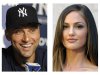 FILE - In these 2011 file photos, New York York Yankees' Derek Jeter and actress Minka Kelly are shown. After three years together, Jeter has broken up with Kelly, the actress' agent told The Associated Press. (AP Photo/Bill Kostroun, left, and Dan Steinberg, right, File)