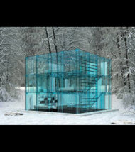 Cette maison est uniquement composée de verre/ ©Santambrogio