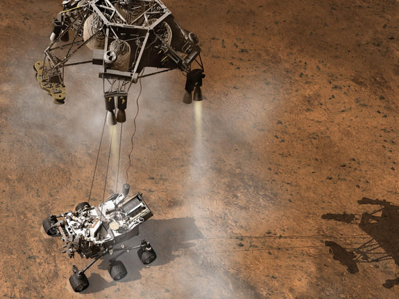 What If Huge NASA Mars Rover Crashes Sunday Night?