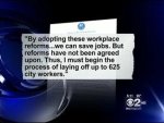 Mayor Sends Letters To City Workers, Explaining Proposed Layoffs