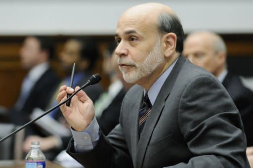 US Federal Reserve Chairman Ben Bernanke testifies at a congressional hearing on March 2. The central bank's top policy panel is convene in Washington on Tuesday and Wednesday to decide if the recovery can make-do with less Fed help