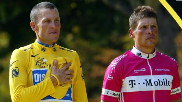 2005 Tour de France Pordium Armstrong Ullrich