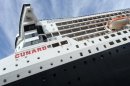 El crucero "Queen Mary 2" de la firma Cunard en Sídney el 7 de marzo de 2012