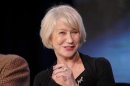 British actress Helen Mirren takes part in a panel discussion of "Phil Spector" in Pasadena, California