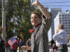 FILE - In this Nov. 11, 2011, file photo, Republican presidential candidate, Rep. Michele Bachmann, R-Minn. and Rep. Joe Wilson, R-S.C., participate in a Veterans Day Parade in Columbia, S.C. They are barely blips in presidential polls and their campaign cash is scarce. Some are running on empty, fueled mainly by the exposure that comes with the blizzard of televised debates in this election cycle and interviews they eagerly grant to skeptical reporters. (AP Photo/Andy Dunaway, File)