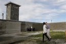 U.S. President Obama and first lady Michelle Obama tour Robben Island near Cape Town