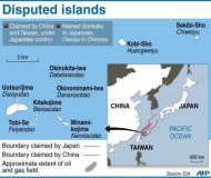 Map showing sea-border claims between Japan and China. Chinahas accused Japan of a "severe infringement" on its sovereignty in tense talks at the United Nations between their foreign ministers over the bitter territorial row