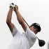 Nick O'Hern, of Australia, hits a tee shot on the second hole during the first round of The Barclays golf tournament in Edison, N.J., Thursday, Aug. 25, 2011. (AP Photo/Mel Evans)
