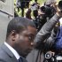 City trader Kweku Adoboli, arrivies at City of London Magistrates' Court in London Thursday Sept. 22, 2011, where he is accused of fraud and two charges of false accounting over three years at Swiss banking giant UBS.  (AP Photo/Sang Tan)