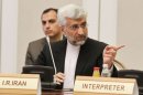 El jefe de la delegación de Irán, Said Jalili, en la reunión sobre el programa nuclear de este 27 de febrero en Almaty
