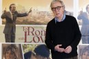 FILE - In this April 13, 2012 file photo, director and actor Woody Allen poses during the photo call of the movie "To Rome with Love," in Rome. Allen will receive the 2014 Cecil B. DeMille Award, the Hollywood Foreign Press Association said Friday. The 71st annual Golden Globe ceremony is set for Jan. 12, 2014. (AP Photo/Andrew Medichini, File)