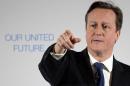 Britain's Prime Minister David Cameron gestures during a speech about future plans for the the Scottish parliament in Edinburgh, Scotland, Thursday Jan. 22, 2015. (AP Photo/James Glossop, Pool)