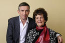 Philomena Lee poses with Philomena star Steve Coogan